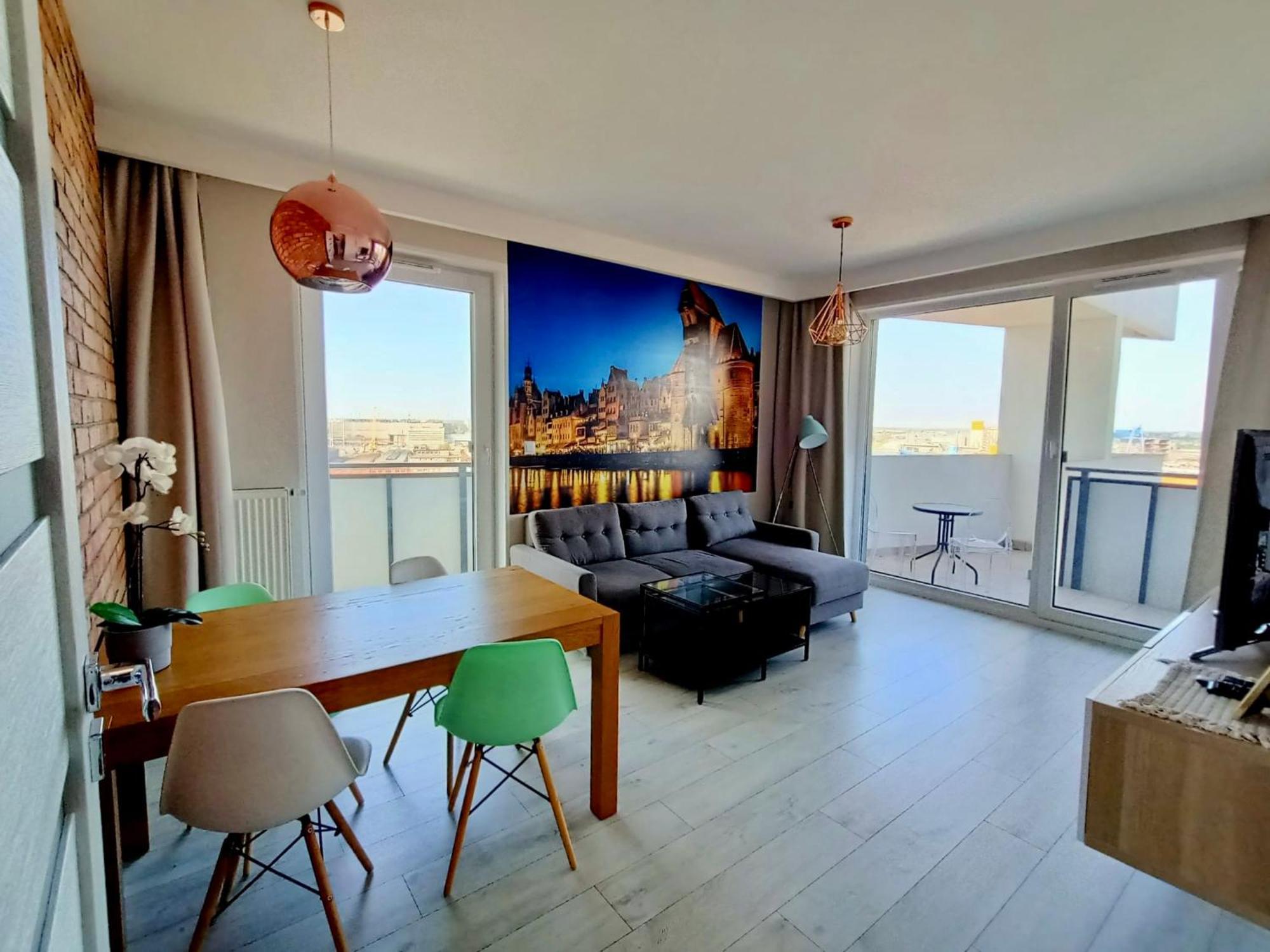 Bastion Walowa - Luxury Apartment With Beautiful View Gdansk Exterior photo
